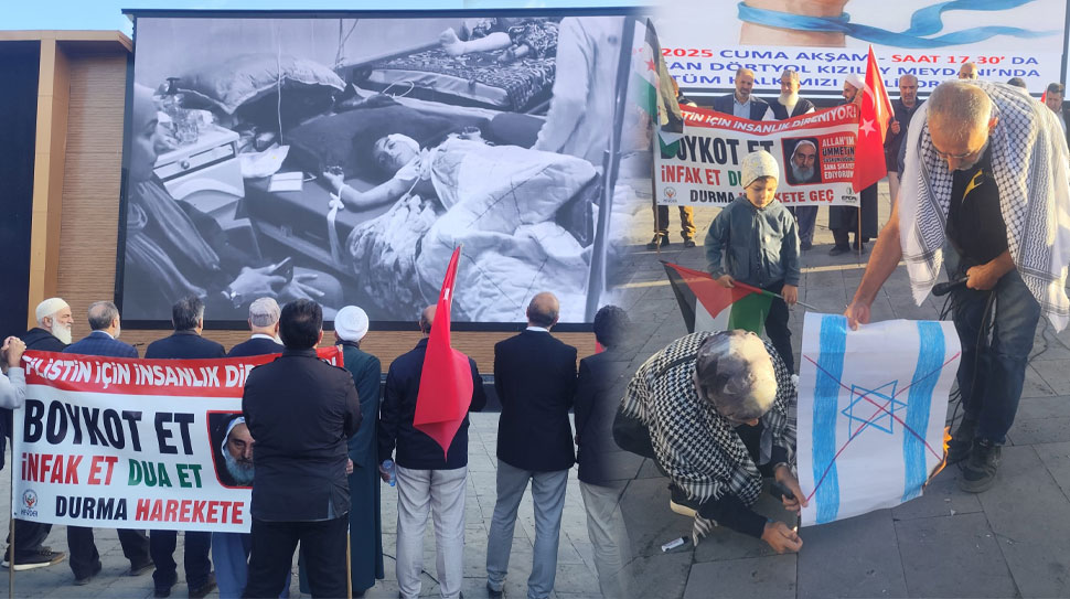 “Gazze Kasabı” İsrail Başbakanı Binyamin Netanyahu’nun emriyle işgalci İsrail ordusu,