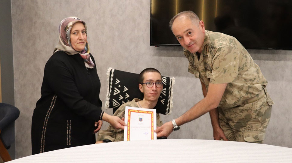 Erzincan İl Jandarma Komutanlığı, özel birey Berat Asaf Yeniçeri’nin jandarma
