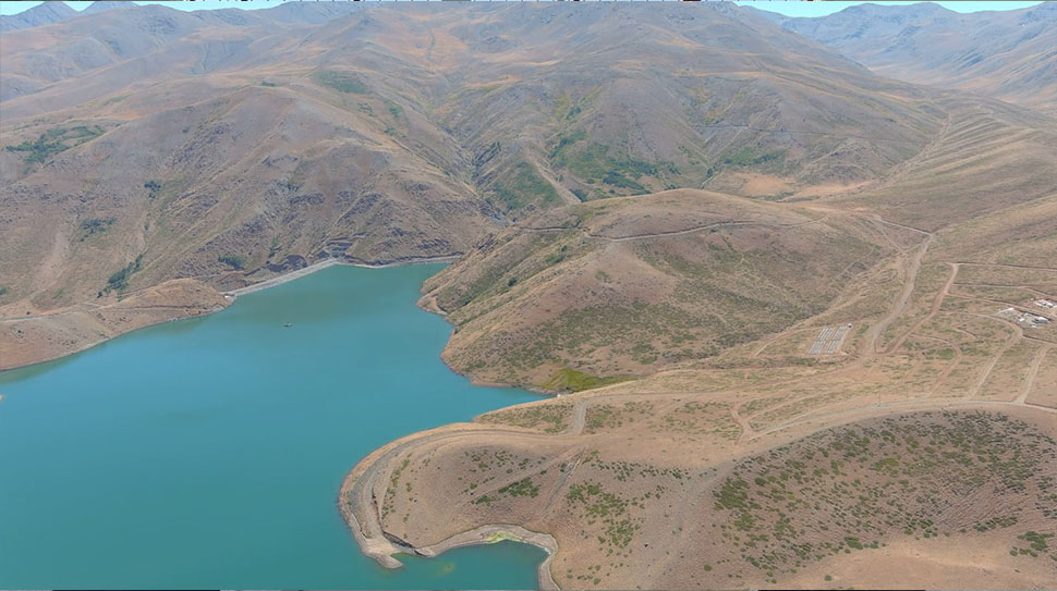 Erzincan’ın Çayırlı ilçesinde yapımı süren Turnaçayırı Barajı, 149 bin dekarlık