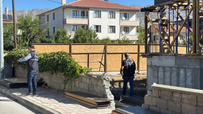 Erzincan’ın Atatürk Mahallesi’nde bulunan bir inşaatta meydana gelen iş kazasında,
