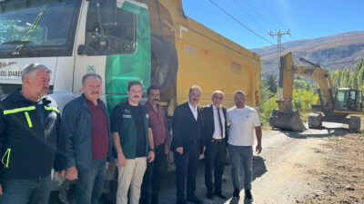 Erzincan Koçyatağı Köyünde yürütülen altyapı ve su işleri projeleri yerinde