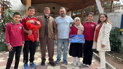 Tercan Mama Hatun 17 Şubat ortaokulu idareci ve öğretmenleri örnek