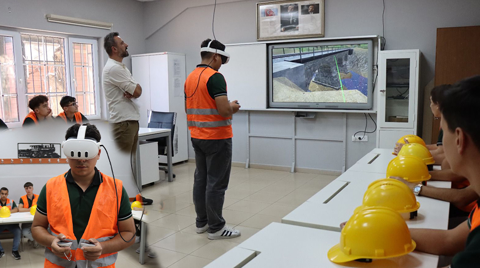 Erzincan Tren Garı’nda TCDD desteğiyle kurulan simülasyon destekli Raylı Sistemler