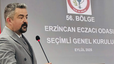 56. Bölge Erzincan Eczacı Odası’nın 2. Olağan Seçimli Genel Kurulu’nda