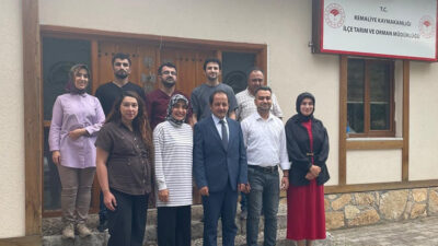 Erzincan Tarım ve Orman İl Müdürü Alper Koçaker, Kemaliye İlçesi’nde