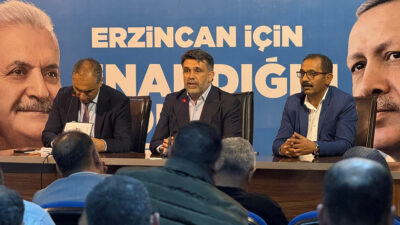 AK Parti Erzincan İl Başkanlığı tarafından düzenlenen Merkez İlçe Başkanlığı