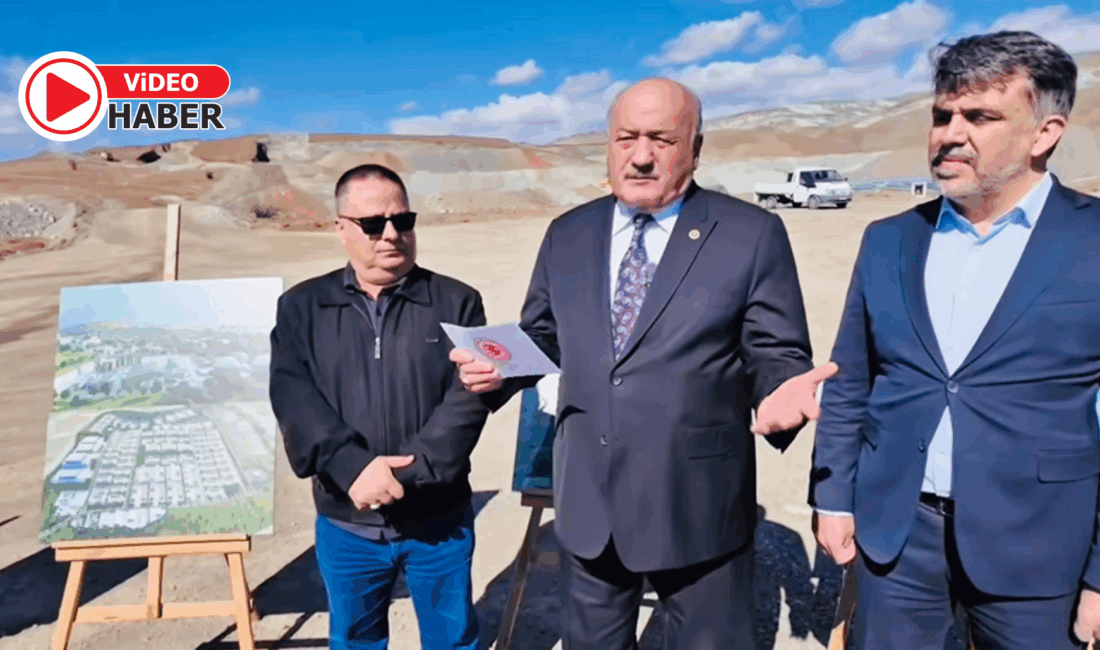 Erzincan’da yapımı süren Besi Organize Sanayi Bölgesi (OSB) çalışmalarında önemli bir aşamaya