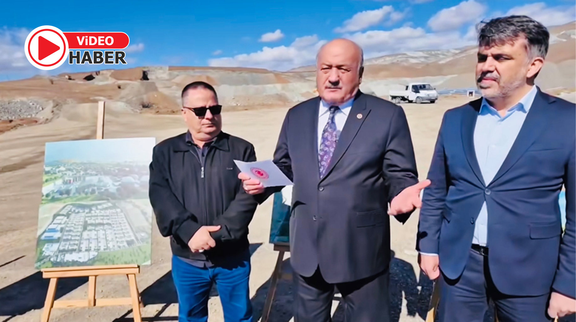 Erzincan’da yapımı süren Besi Organize Sanayi Bölgesi (OSB) çalışmalarında önemli bir aşamaya