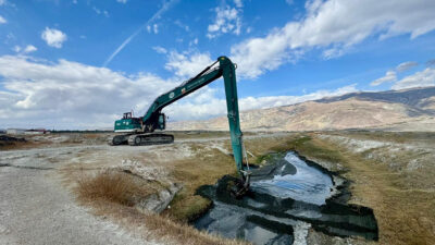 Erzincan Akyazı Mahallesi’nde bulunan Han Deresi’nde DSİ 8. Bölge Müdürlüğü