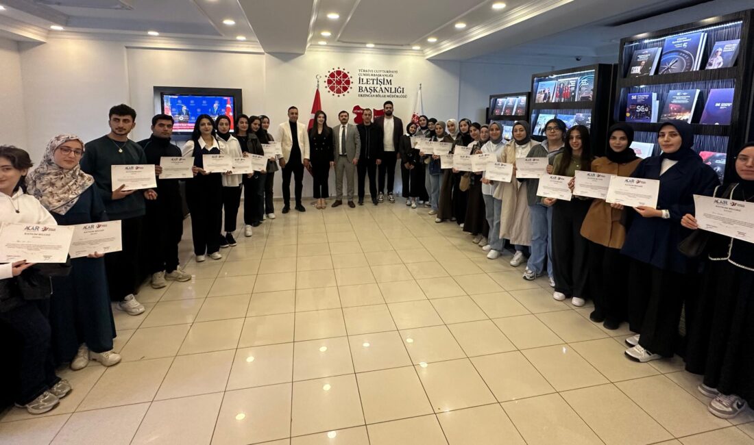 İletişim Başkanlığı Erzincan Bölge Müdürlüğü ev sahipliğinde, ACAR Arama ve
