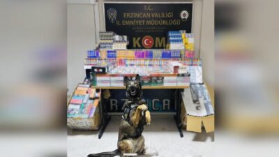 Erzincan’da düzenlenen kaçakçılık operasyonunda bin 100 elektronik sigara, 3 bin 500  elektronik