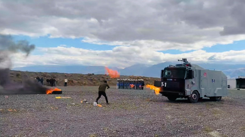 Erzincan İl Emniyet Müdürlüğü Çevik Kuvvet Şube Müdürlüğü tarafından gerçekleştirilen