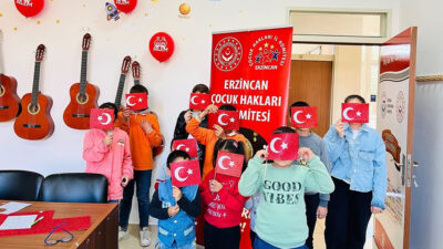 Erzincan Aile ve Sosyal Hizmetler İl Müdürlüğü, çocukların yaratıcılıklarını ön