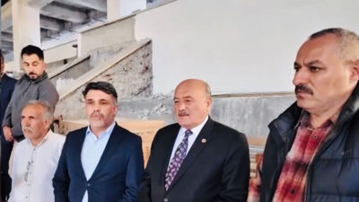 Erzincan’da yapımı süren 1000 kişilik Kapalı Spor Salonu projesi, kentin