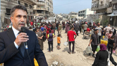 AK Parti Erzincan İl Başkanı Alpay Kabadayı, İsrail’in Gazze’ye yönelik