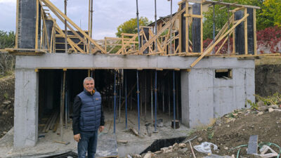 Kemah Belediyesi tarafından yapımı sürdürülen Kur’an Kursu ve Müftülük Hizmet