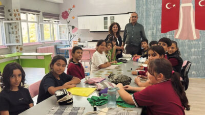 Şehit Er Süleyman Aydın Ortaokulu’nda öğretmenlerin tamamen kendi çabalarıyla hayata