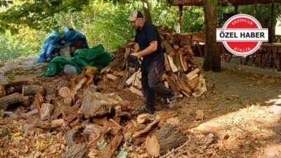 Erzincan’da havaların soğumaya başlamasıyla birlikte köylüler kış hazırlıklarına hız verdi.
