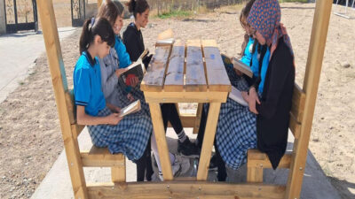 Üzümlü İmam Hatip ortaokulunda ” Yeşil Vatan – Benim Okulum