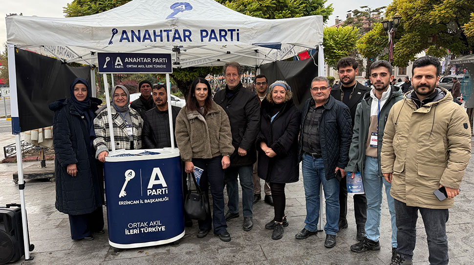 Anahtar (A) Parti Erzincan İl Başkanlığı, partinin büyüme ve örgütlenme