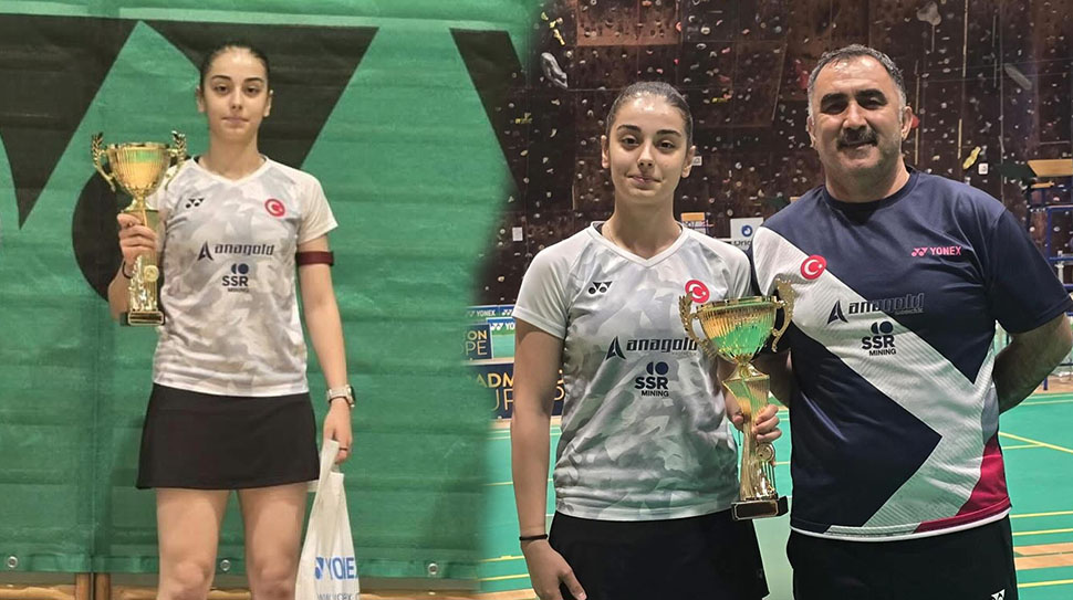 Erzincanlı sporcu Aleyna Korkut, Çekya’da düzenlenen Czech Junior International 2025
