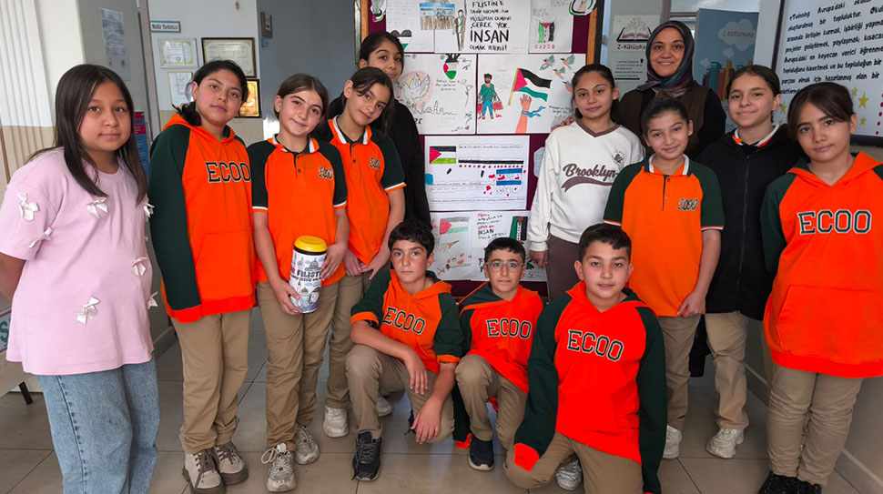 Erzincan Cumhuriyet Ortaokulu 5. sınıf öğrencileri tarafından bir süre önce