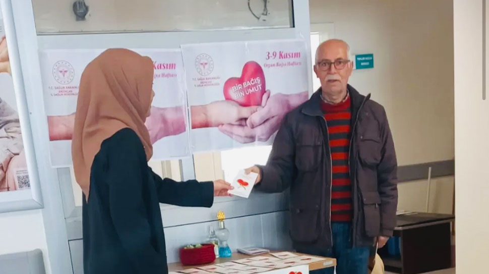 Refahiye İlçe Devlet Hastanesi, 3–9 Kasım Organ Bağışı Haftası kapsamında