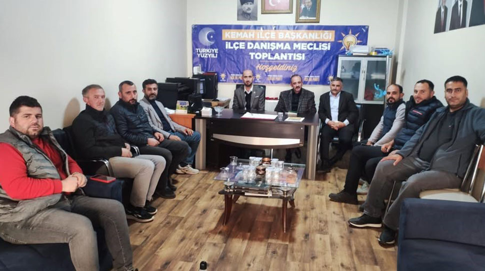 AK Parti Kemah İlçe Başkanlığı, Kasım ayı Danışma Meclisi toplantısını