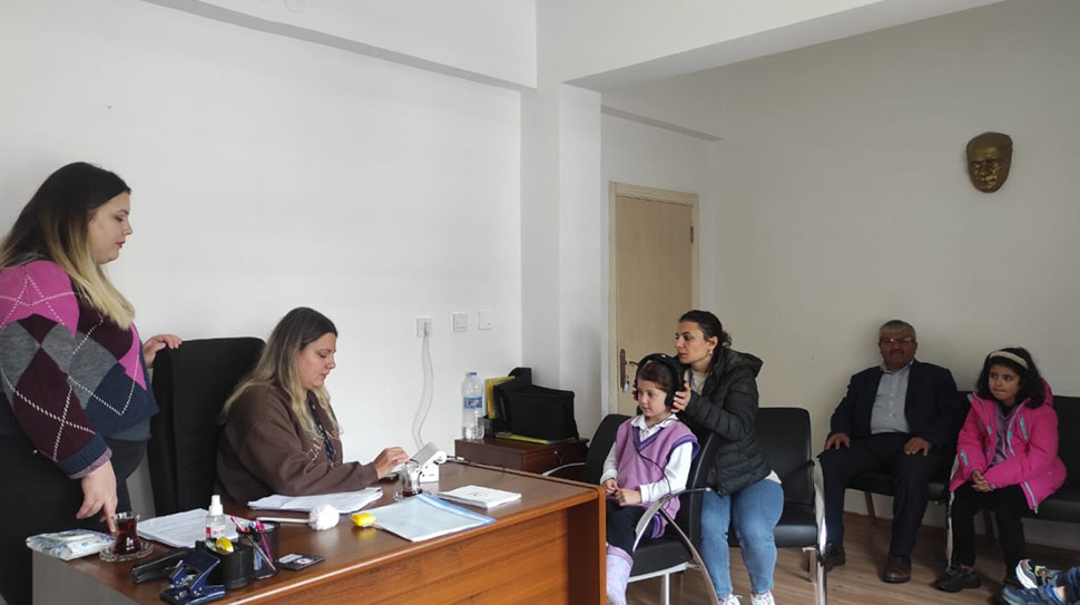 Refahiye’de işitme kayıplarının erken tanısına yönelik “Okul Çağı Çocuklarda İşitme