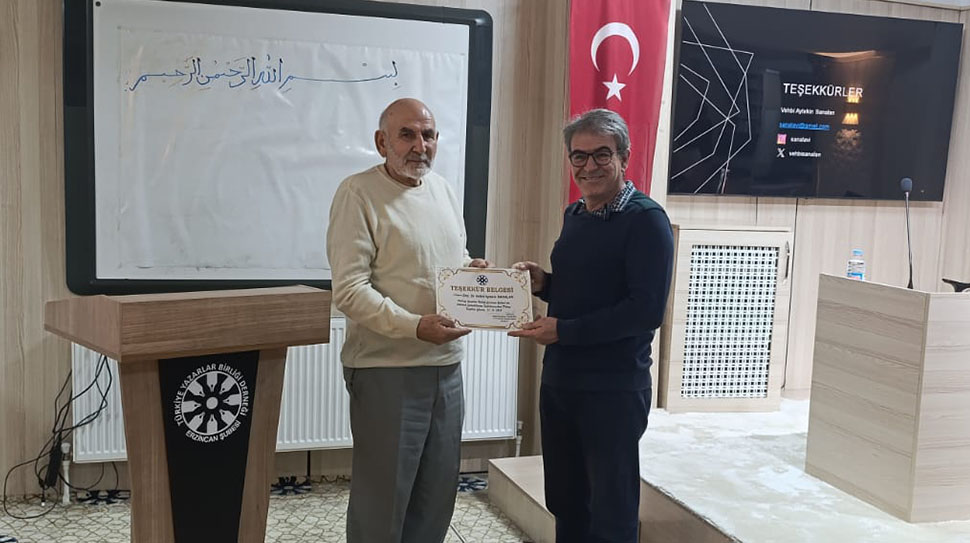 Türkiye Yazarlar Birliği Erzincan Şubesi, bu hafta yine çok anlamlı