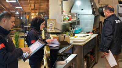 Erzincan Belediyesi Zabıta Müdürlüğü ekipleri, kent merkezinde faaliyet gösteren 126