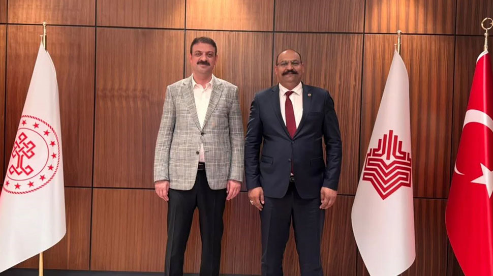 Kemaliye Belediye Başkanı Erdem Atmaca, Ankara’da Vakıflar Genel Müdürü Sinan