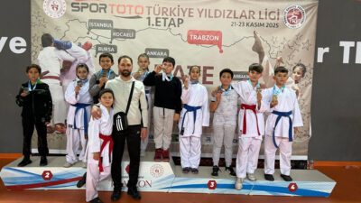 Erzincanlı sporcular, 21-23 Kasım tarihlerinde Trabzon’da düzenlenen Karate Spor Toto