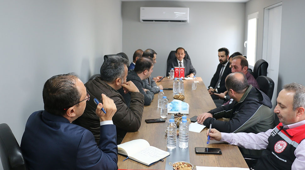 Tarım ve Orman Bakanlığı Erzincan Birimleri, Ekim ayı koordinasyon toplantısında