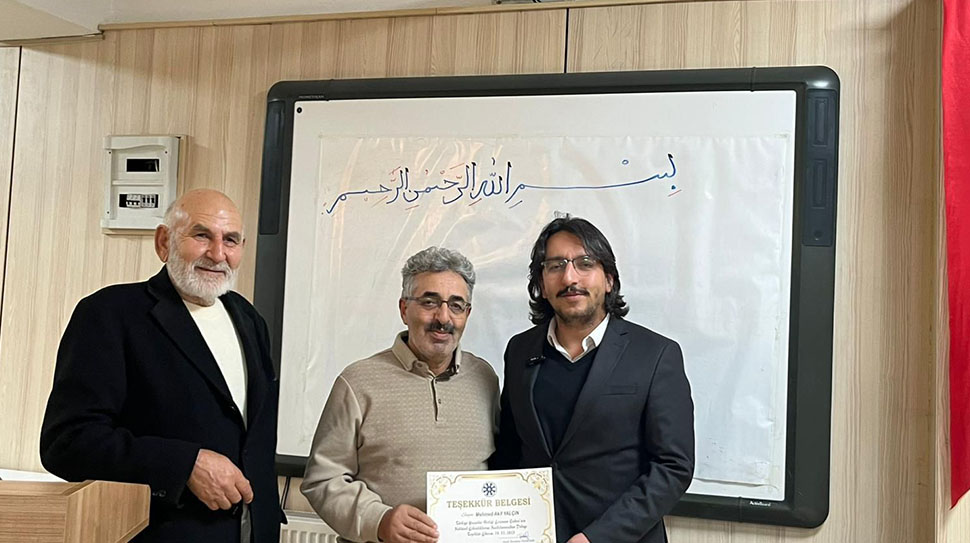 Türkiye Yazarlar Birliği Erzincan Şubesi’nde D. Mehmet Doğan’ın aynı adlı