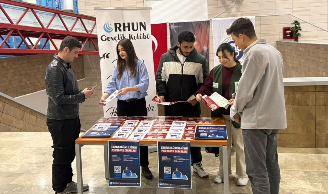 Ülkü Ocakları Erzincan İl Başkanlığı Üniversiteler Birimi, Bağımlılıklarla Mücadele Haftası’nda