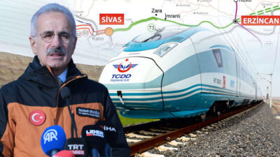 Ulaştırma ve Altyapı Bakanı Abdulkadir Uraloğlu, Sivas–Erzincan–Erzurum–Kars Hızlı Tren Hattı