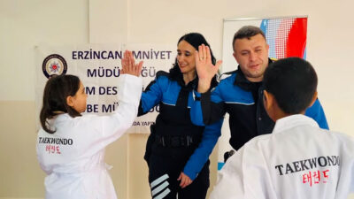 Erzincan İl Emniyet Müdürlüğü, çocukların sosyal gelişimlerine katkı sağlamak ve