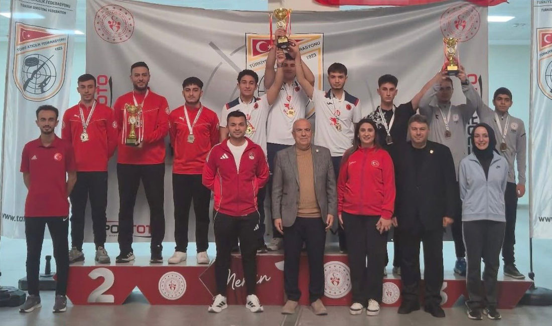 Mersin Erdemli’de düzenlenen Havalı Silahlar Avrupa Şampiyonası Millî Takım Seçme