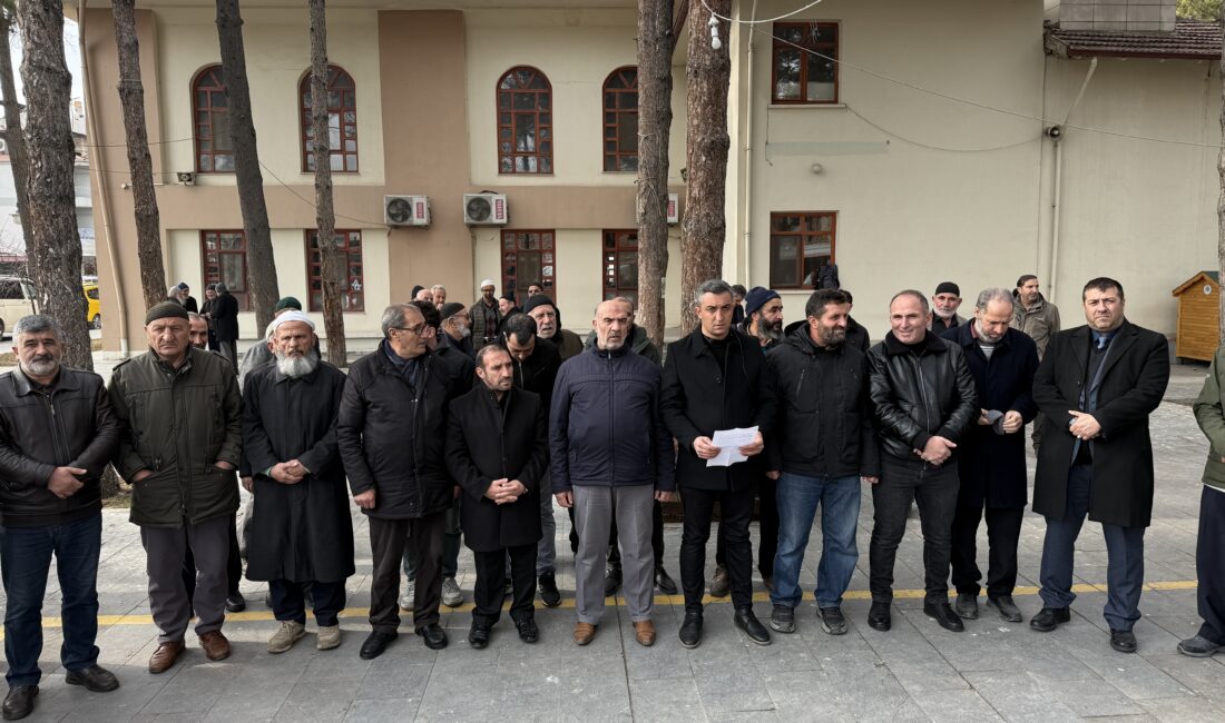 TÜGVA öncülüğünde 81 ilde eş zamanlı düzenlenen basın açıklamasının Erzincan