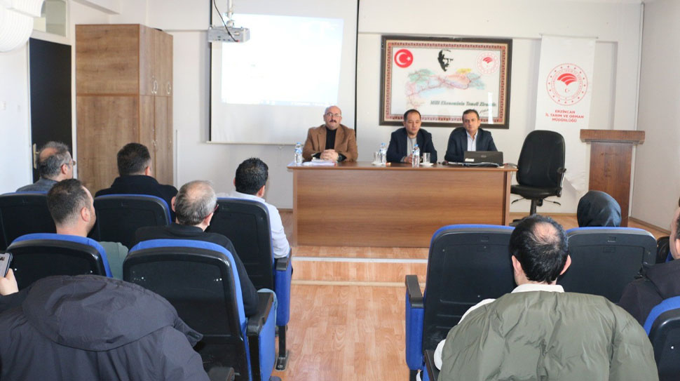 Erzincan Tarım ve Orman İl Müdürlüğü, 2025 yılı boyunca yürütülen