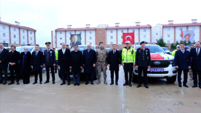 Erzincan İl Jandarma Komutanlığı ile İl Emniyet Müdürlüğünün araç filosunu