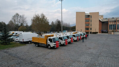 Erzincan Belediyesi, Temizlik İşleri Müdürlüğü için 12 adet yeni sıfır