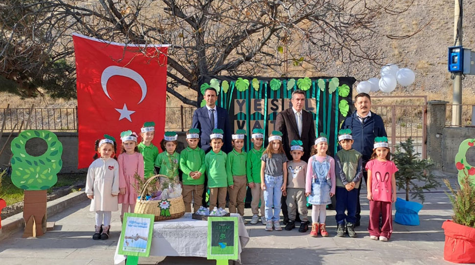 Üzümlü Nusret Yılmaz İlkokulu’nun minik öğrencileri, Millî Eğitim Bakanlığı tarafından