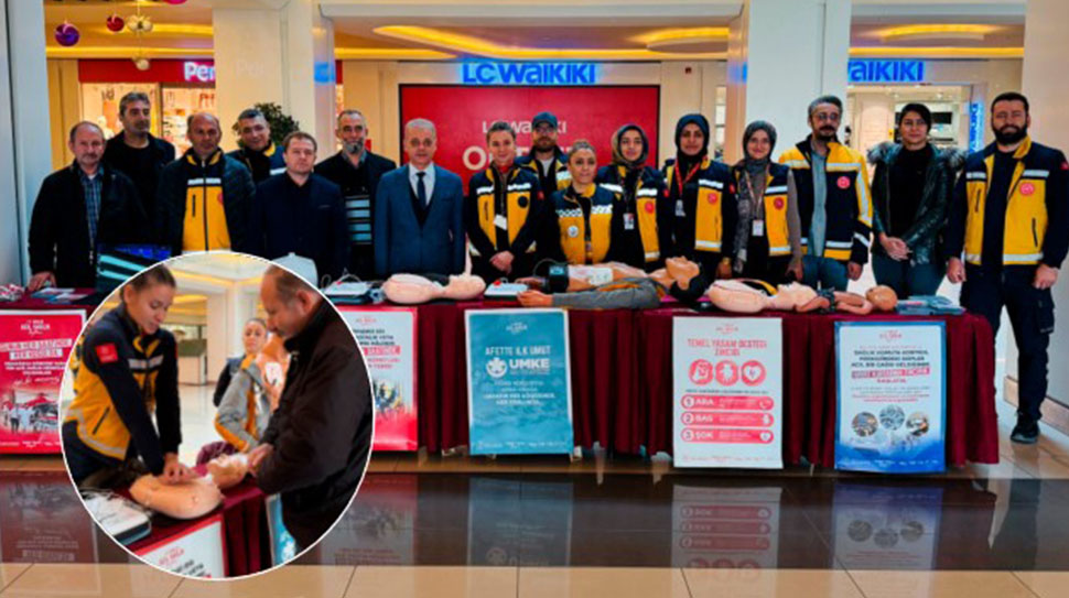 Erzincan’da, hayat kurtarıcı Otomatik Eksternal Defibrilatör (OED) cihazı tanıtıldı. İl