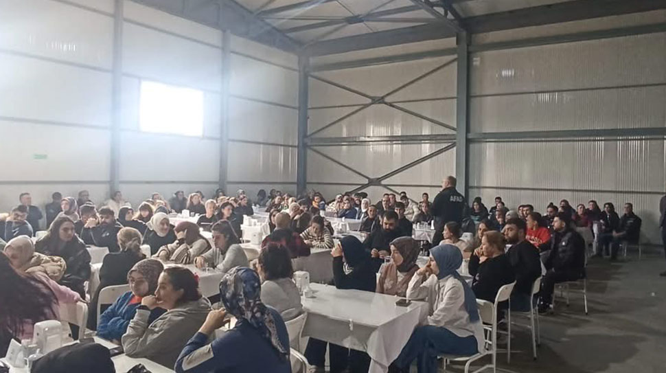 Erzincan AFAD, 2025 yılı afet bilinci seferberliğini Organize Sanayi Bölgesi’ne