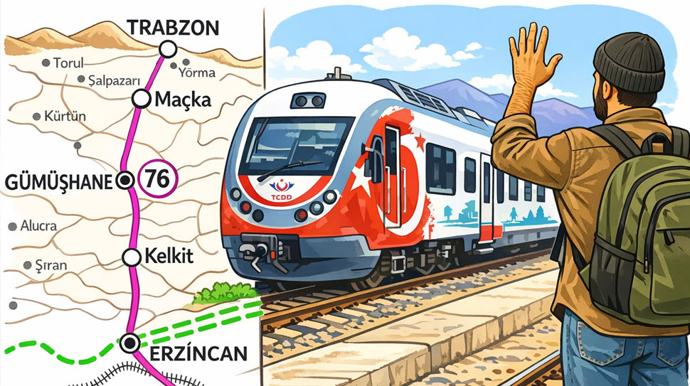 Erzincan–Gümüşhane–Trabzon Demiryolu Projesi yeniden tartışma konusu oldu. Gazeteci Ali Öztürk,