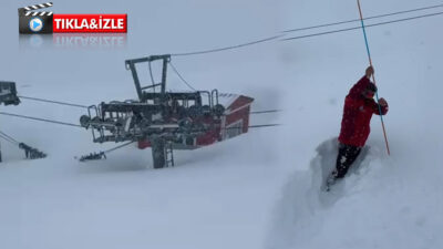 Erzincan’ın dünyaca ünlü kayak merkezi Ergan Dağı, dün geceden itibaren
