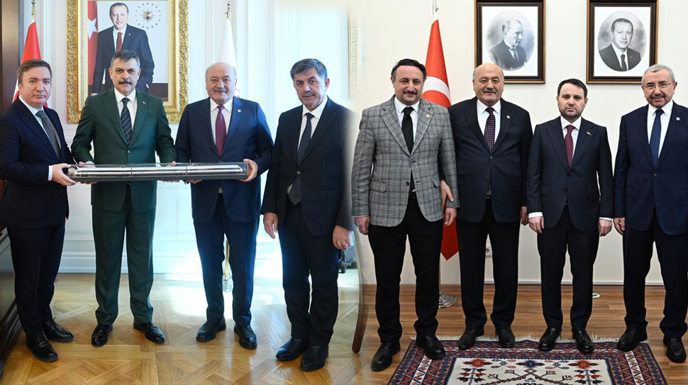 Erzincan Valisi Hamza Aydoğdu, Milletvekili Süleyman Karaman ve Belediye Başkanı