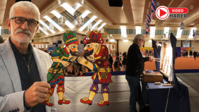 Ankara’daki Cumhurbaşkanlığı Külliyesi’nde düzenlenen “Külliye’de Ramazan” etkinliklerinde, Erzincanlı gölge oyunu